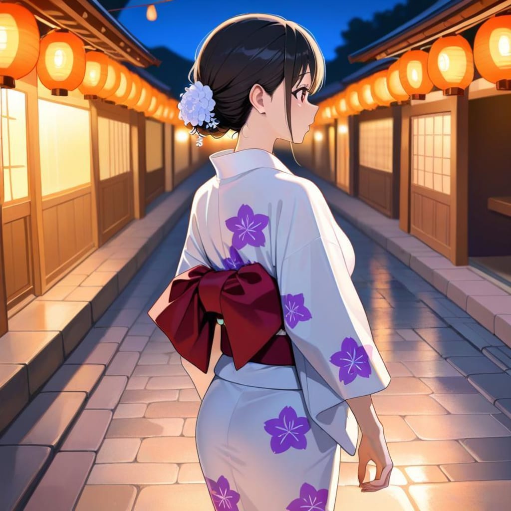 お祭り　浅草寺仲店通り。