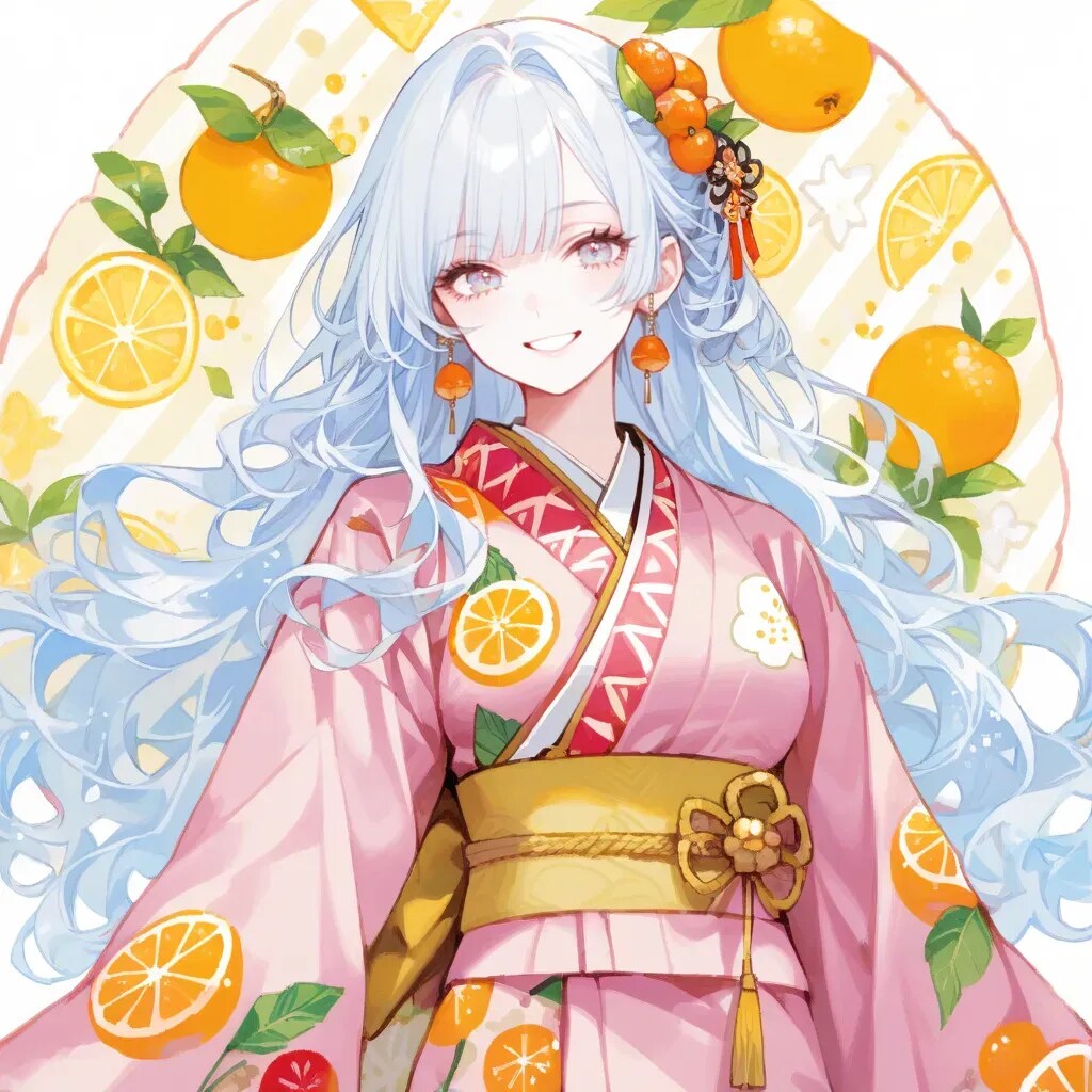 果物着物 | の人気AIイラスト・グラビア