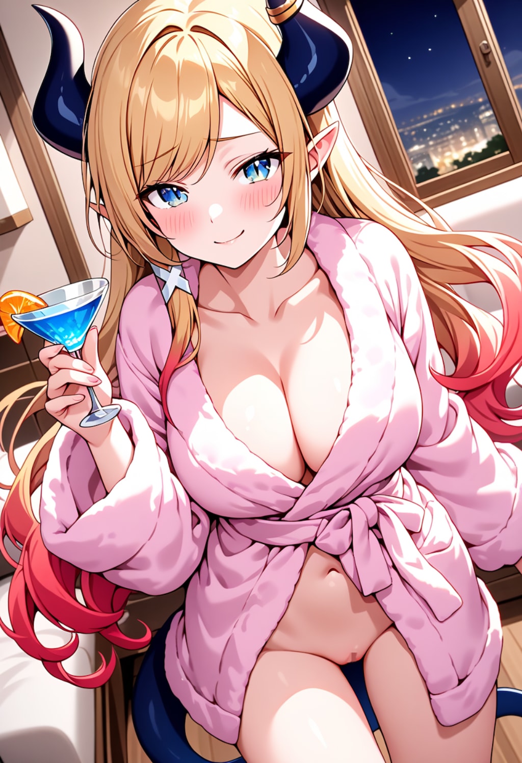 バスローブちょこ先