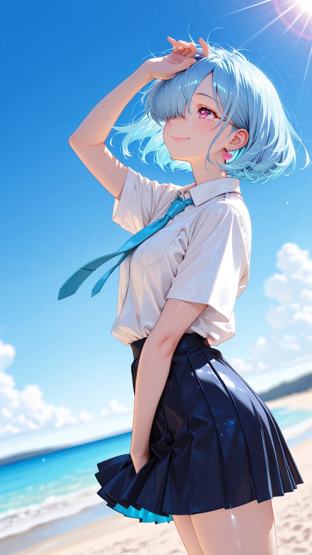 青い空青い海