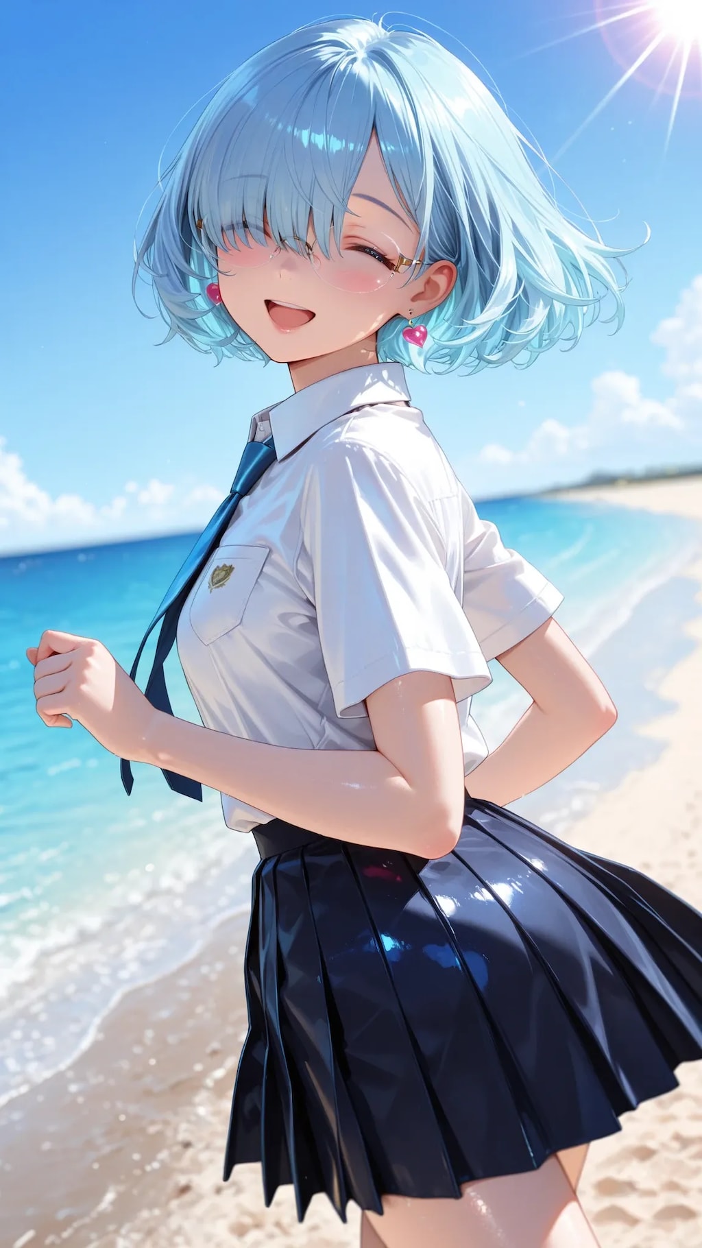 青い空青い海