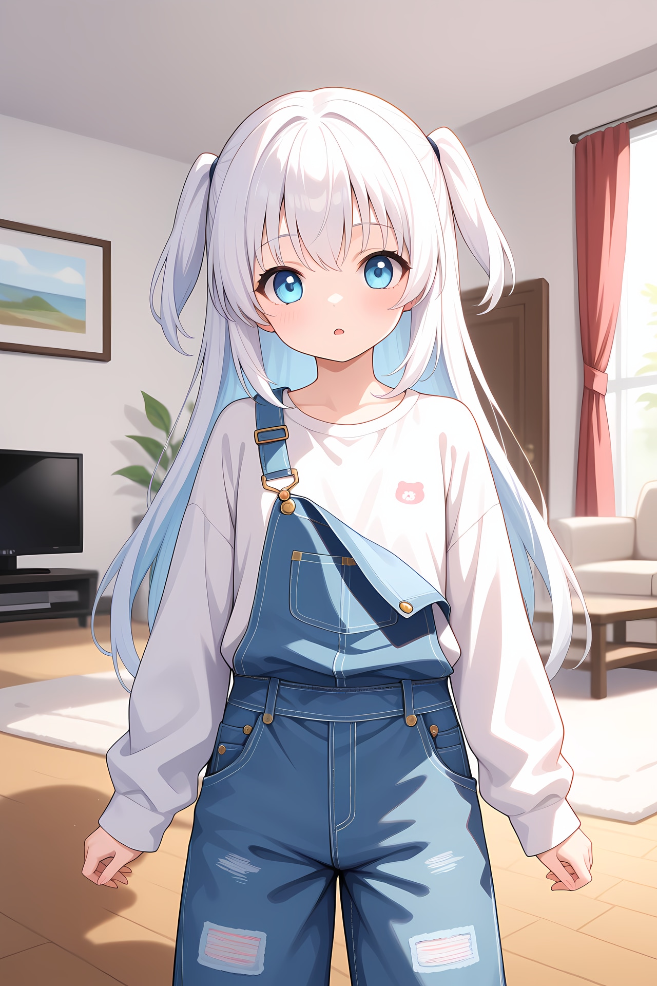 オーバーオール | の人気AIイラスト・グラビア