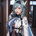 【原神　エウルア】コスプレ風イラスト 5枚目