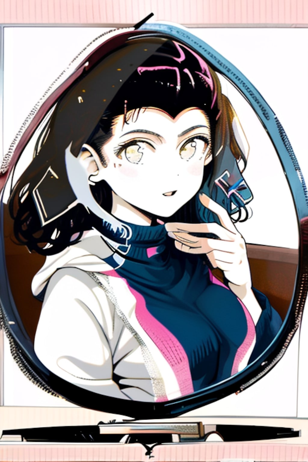 トレーニングというプロンプトで生成された女の子