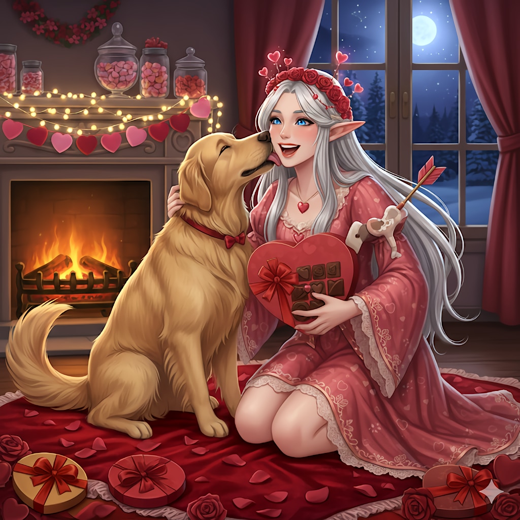 ペットと一緒にバレンタイン（ジェミニにおまかせ）