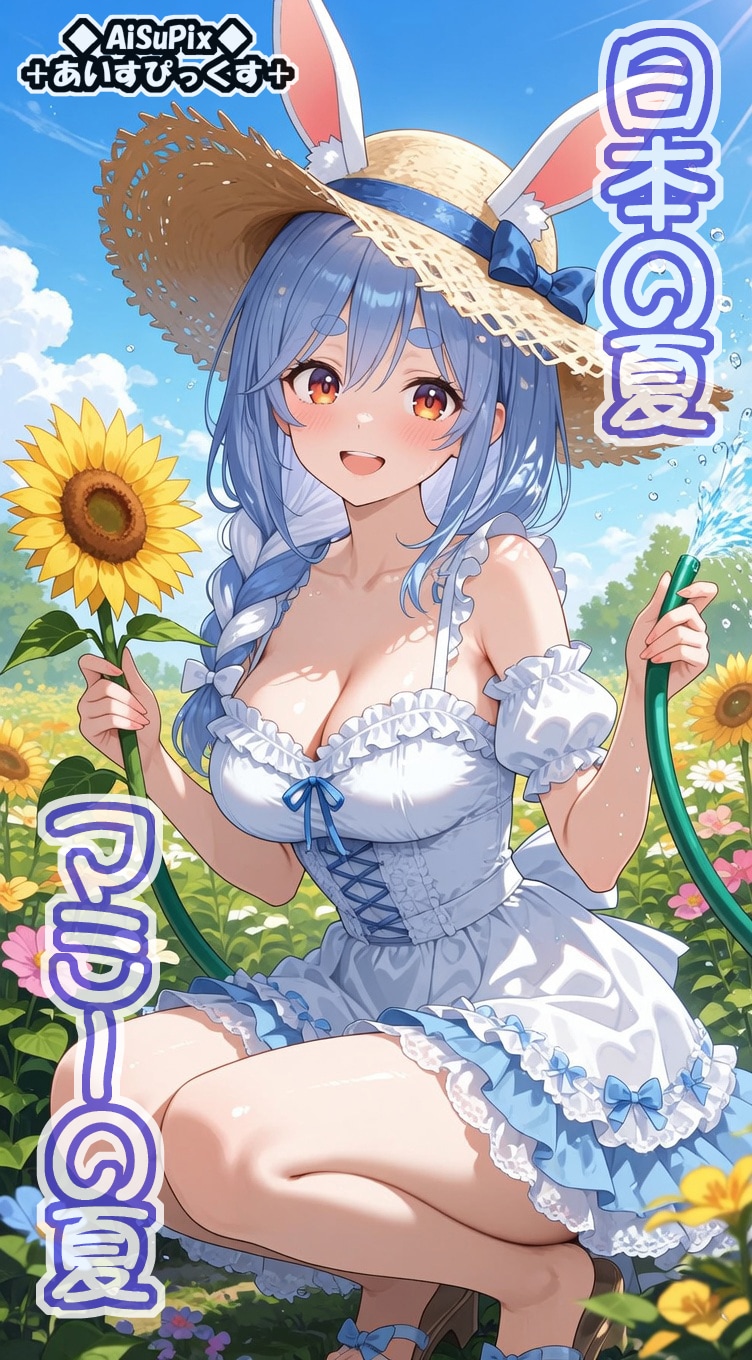 💙AiSuPix／夏のぺこらマミー💙
