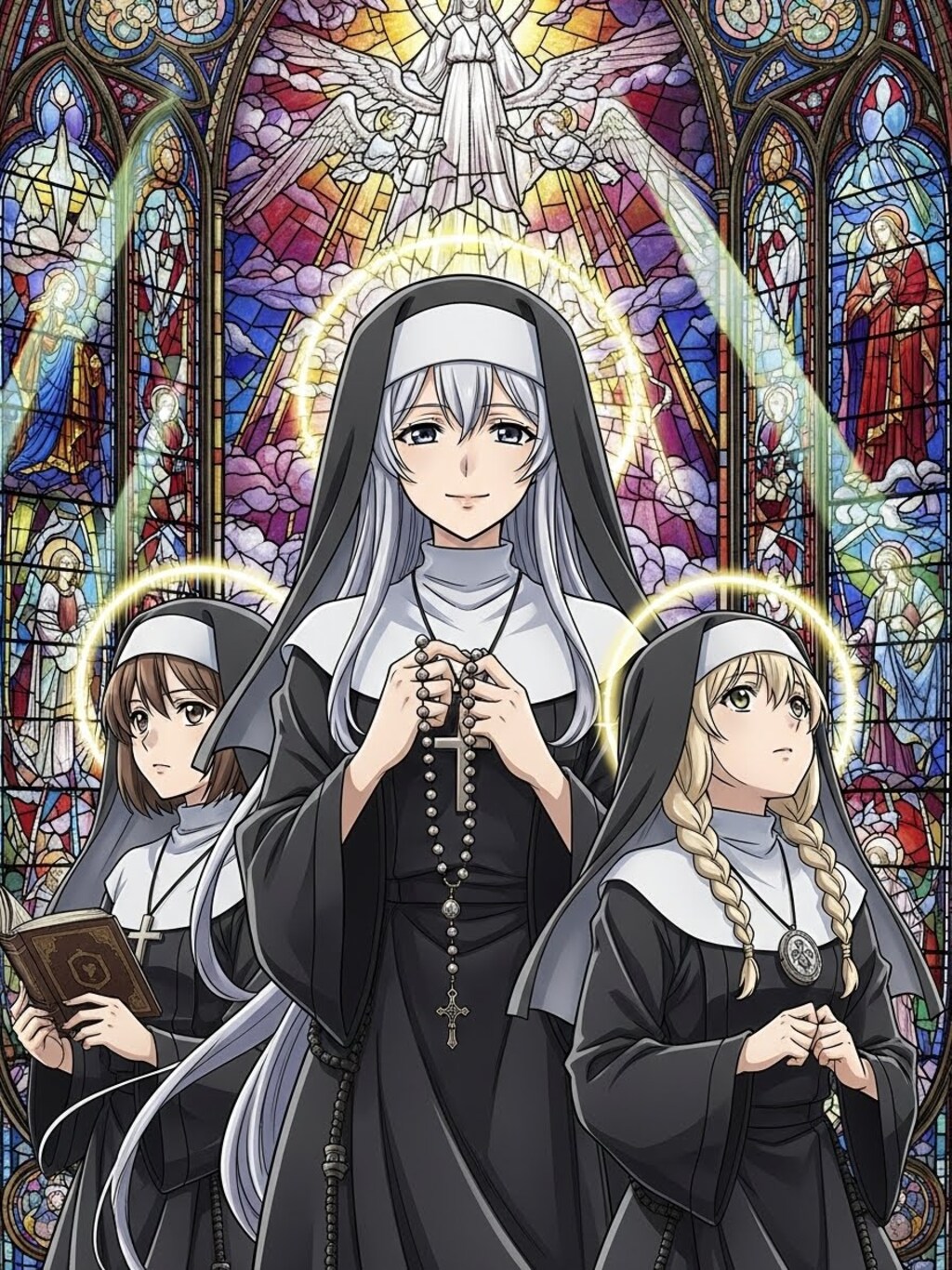 修道女 ImageFX (４枚)