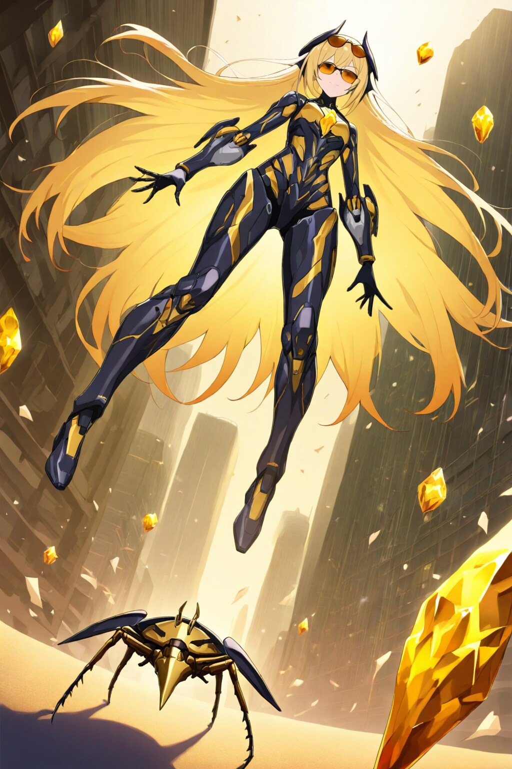 ちちぷい生成メカ娘　コガネムシ2 | の人気AIイラスト・グラビア