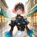 今日の莉々花ね❤️普段履かないロングスカートを履いてみたんだけど………似合う❤️ 2枚目