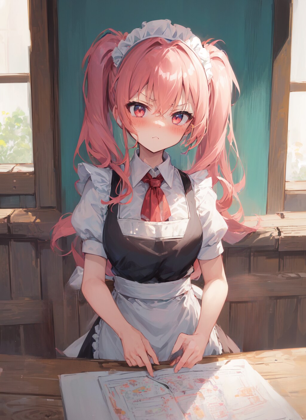 ツンデレエプロンメイド