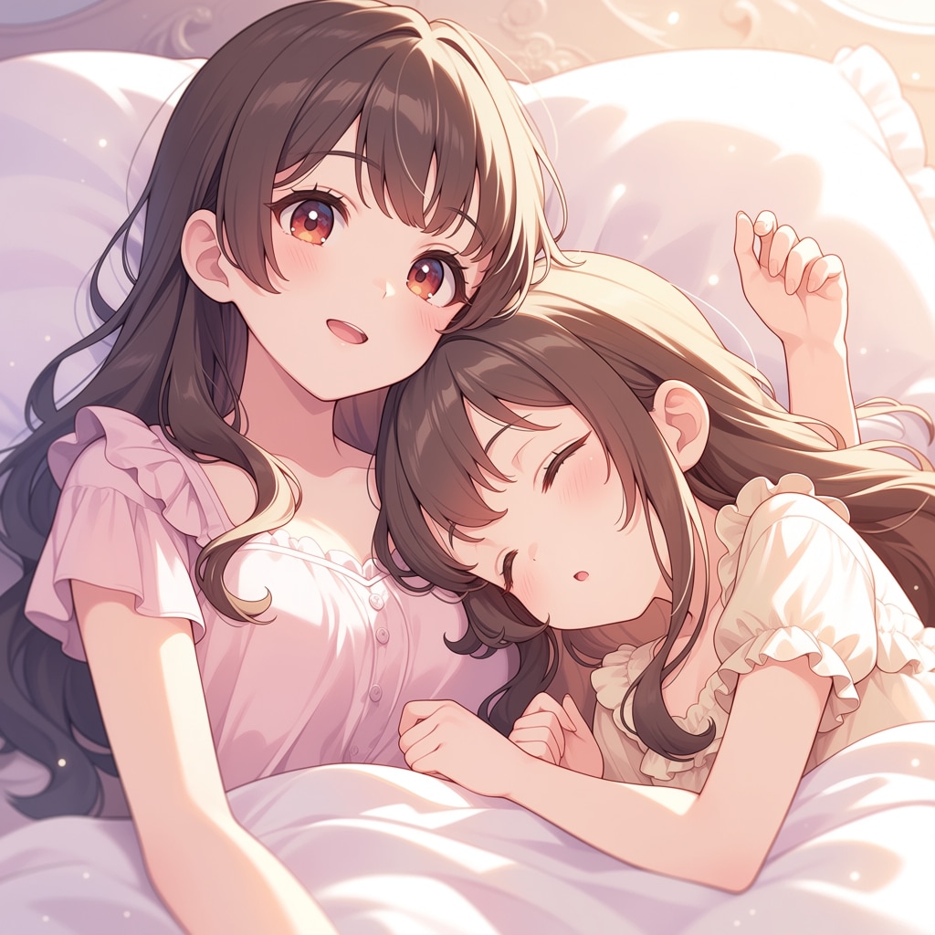 お姉ちゃんの布団に侵入 | の人気AIイラスト・グラビア