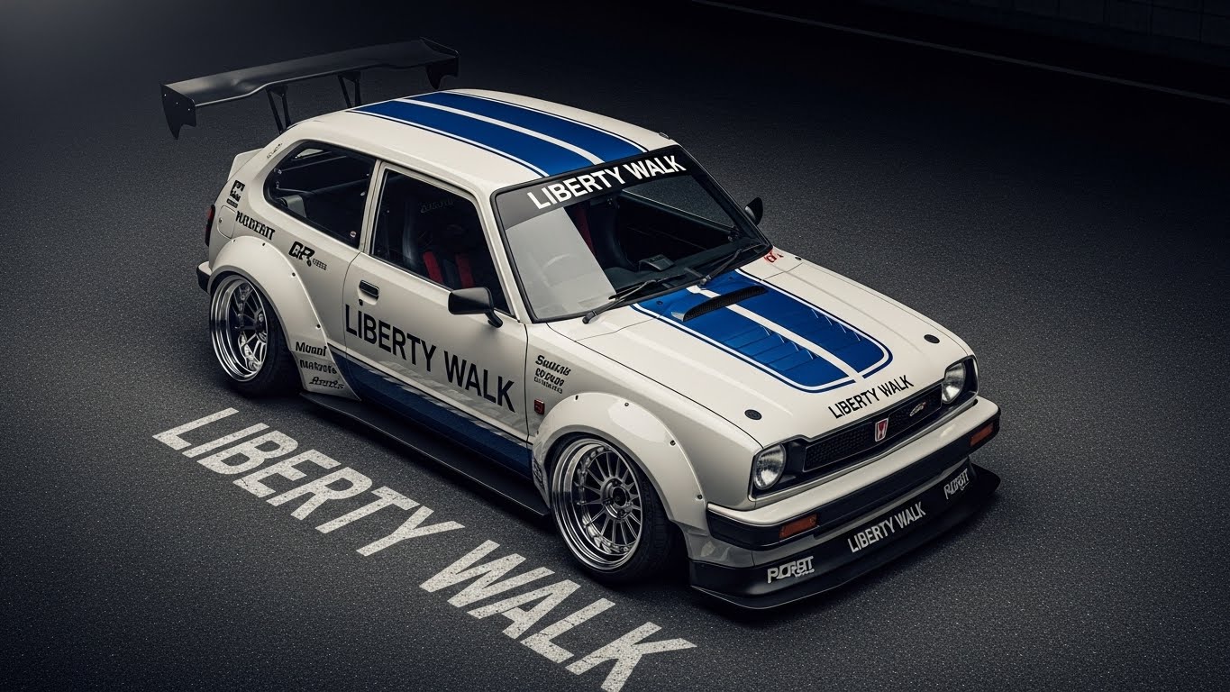 リバティーウォークシビック　CVCC | の人気AIイラスト・グラビア