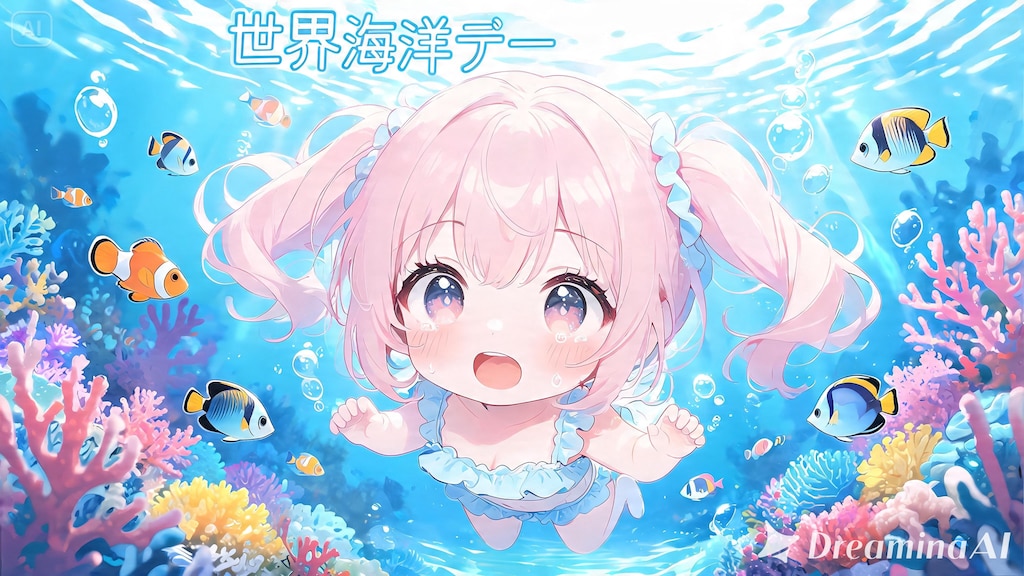 今日は何の日？（年月日固定＋チビキャラ単体）のテスト生成（ＡＩによる違いを比較）