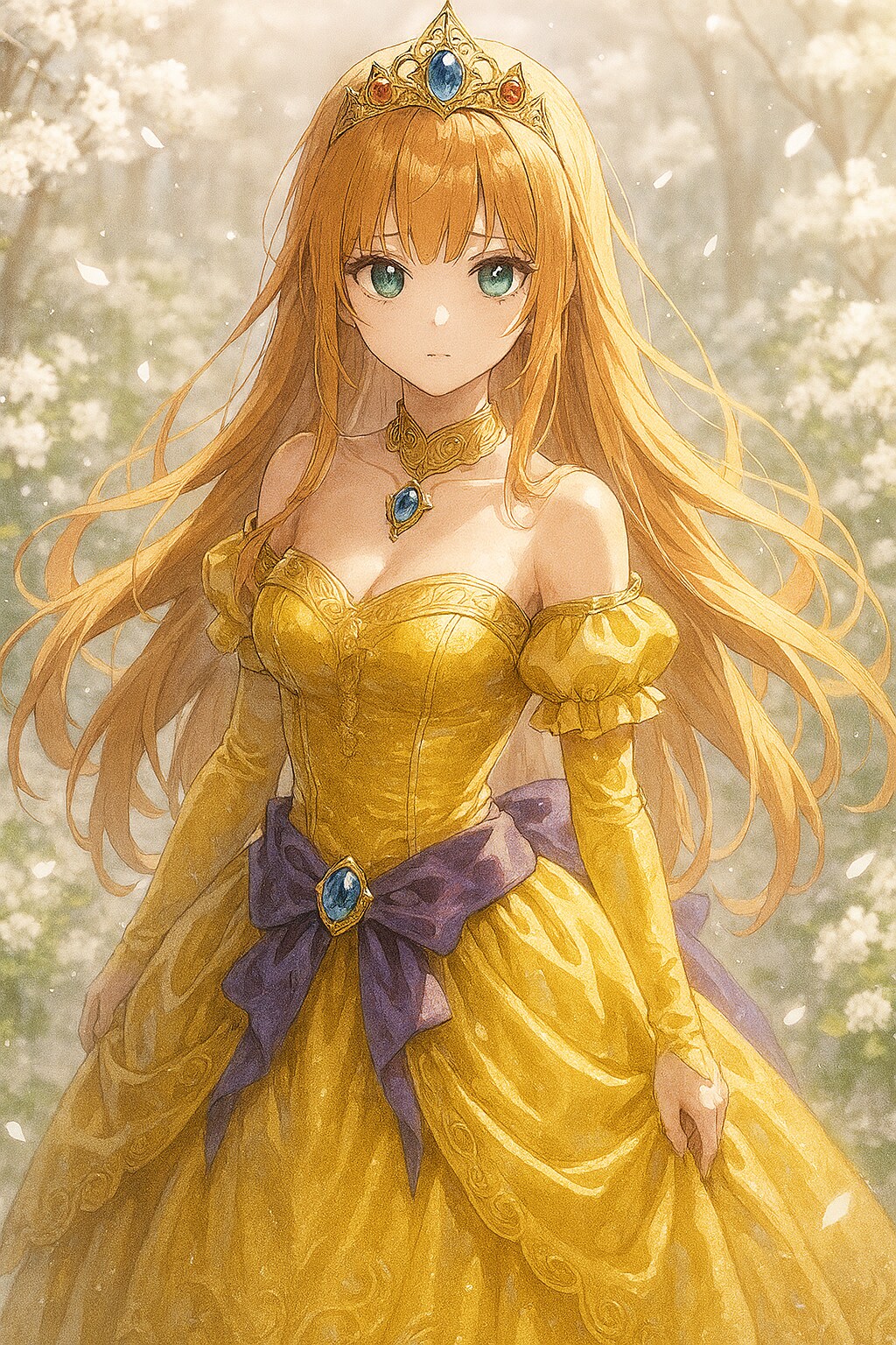 オレンジ髪のどこかで見たような姫