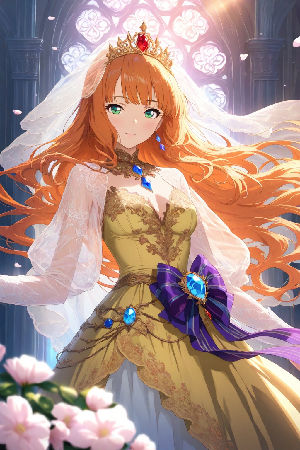 オレンジ髪のどこかで見たような姫