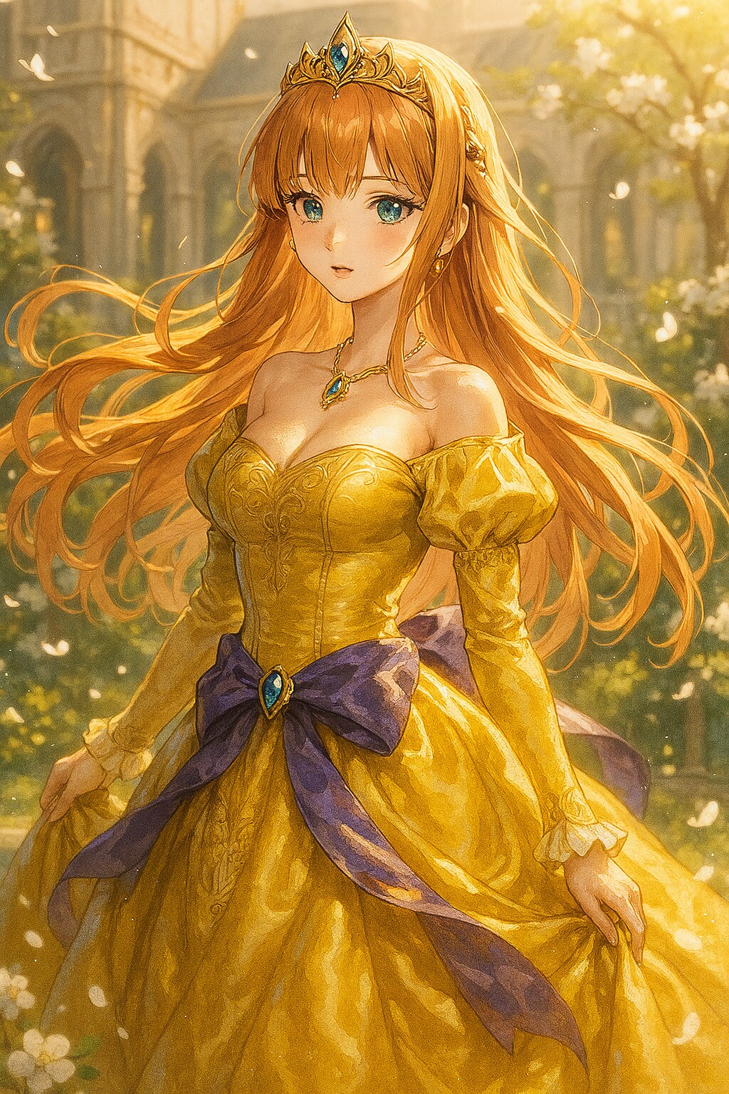 オレンジ髪のどこかで見たような姫