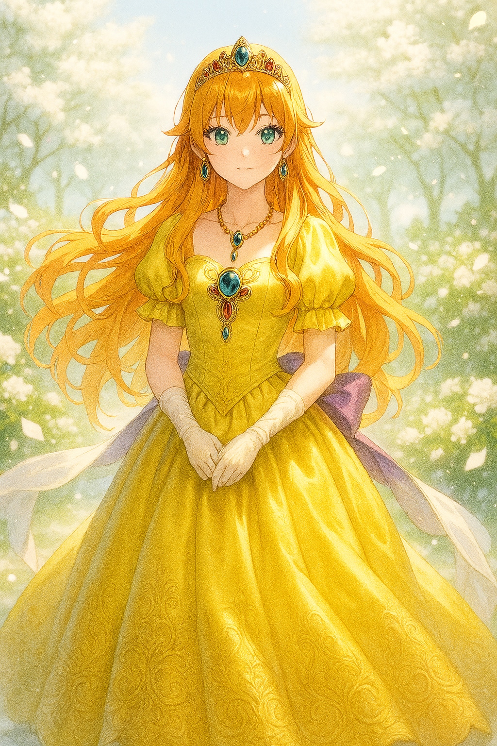 オレンジ髪のどこかで見たような姫