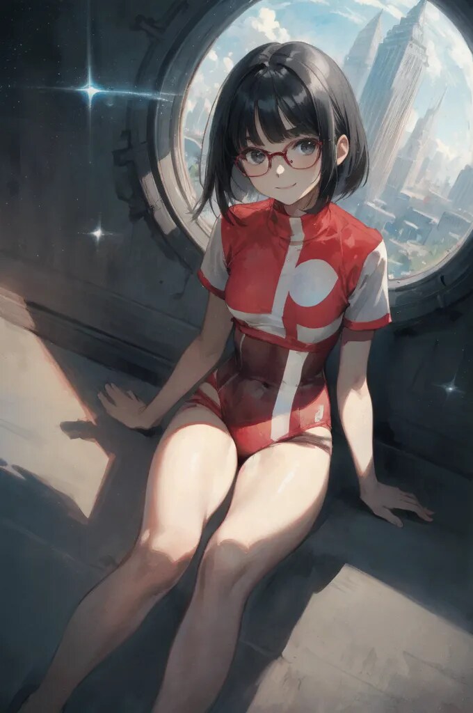 努めてトップなコスをしているメガネさん