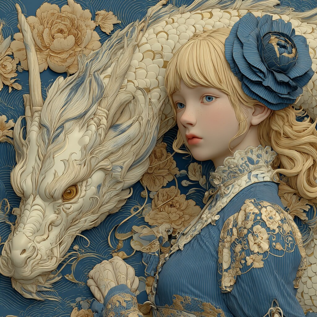 龍と少女 | の人気AIイラスト・グラビア