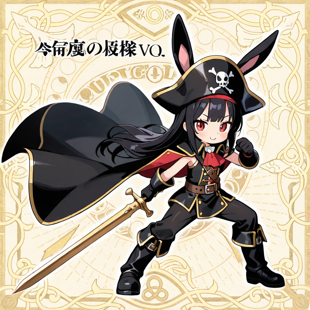 海賊、黒うさぎ！！ですわっ！！
