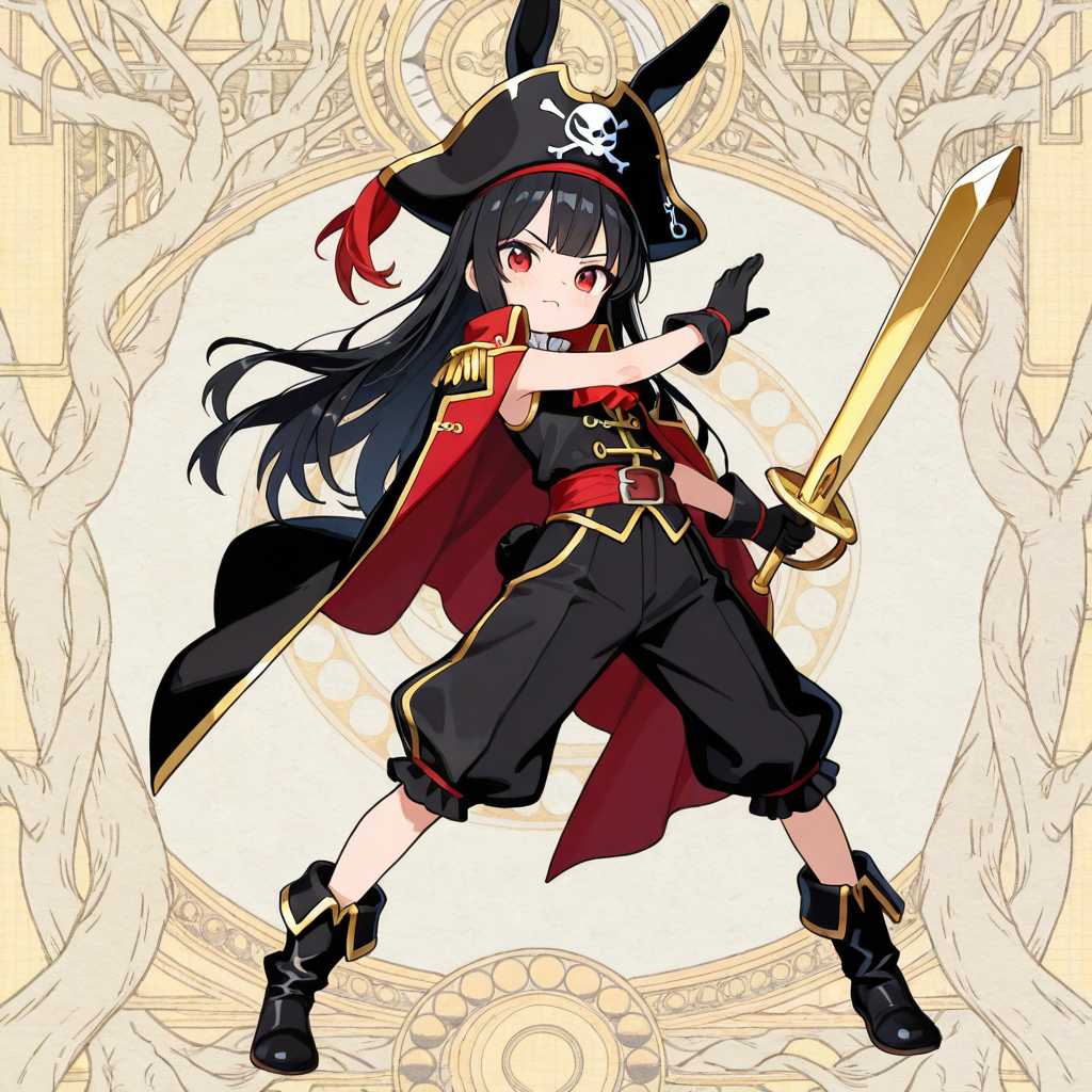 海賊、黒うさぎ！！ですわっ！！