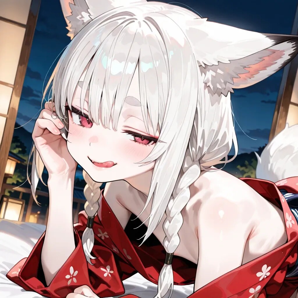 しどけない狐娘