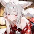 しどけない狐娘 2枚目