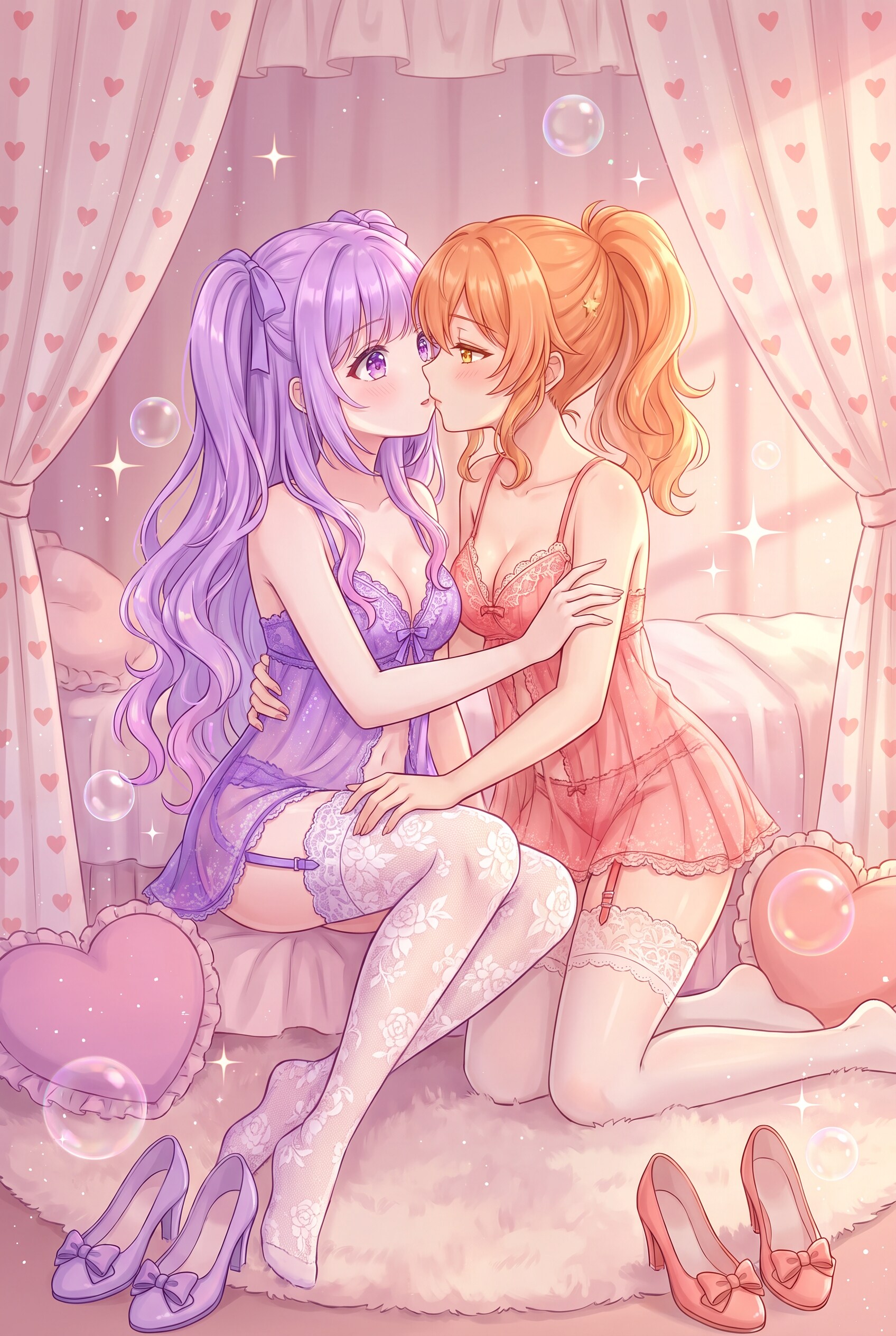 心繋ぎの薄紅簾