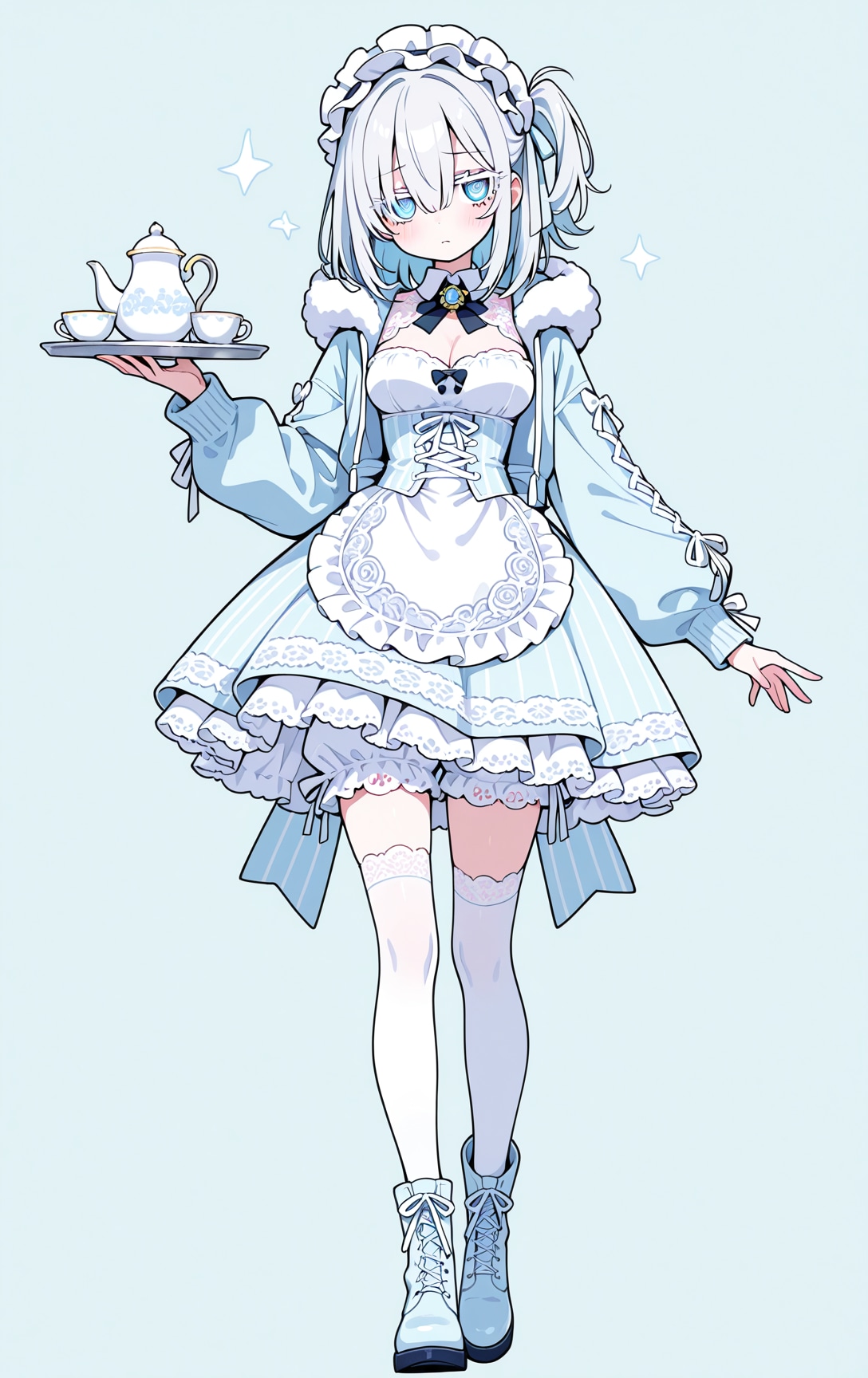 白メイド