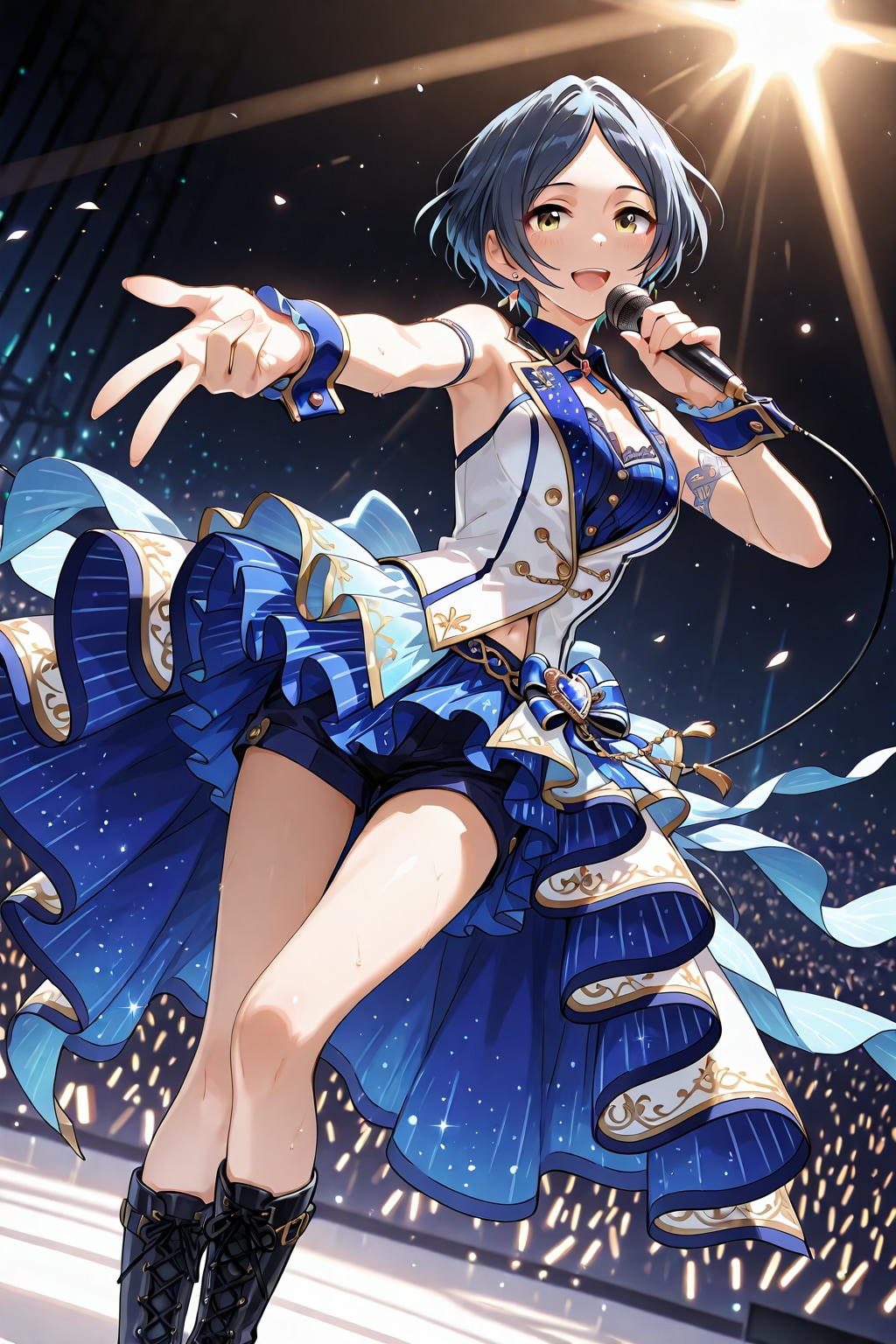 【コンサート】速水奏ちゃん　#BONSAI 新作衣装 | の人気AIイラスト・グラビア