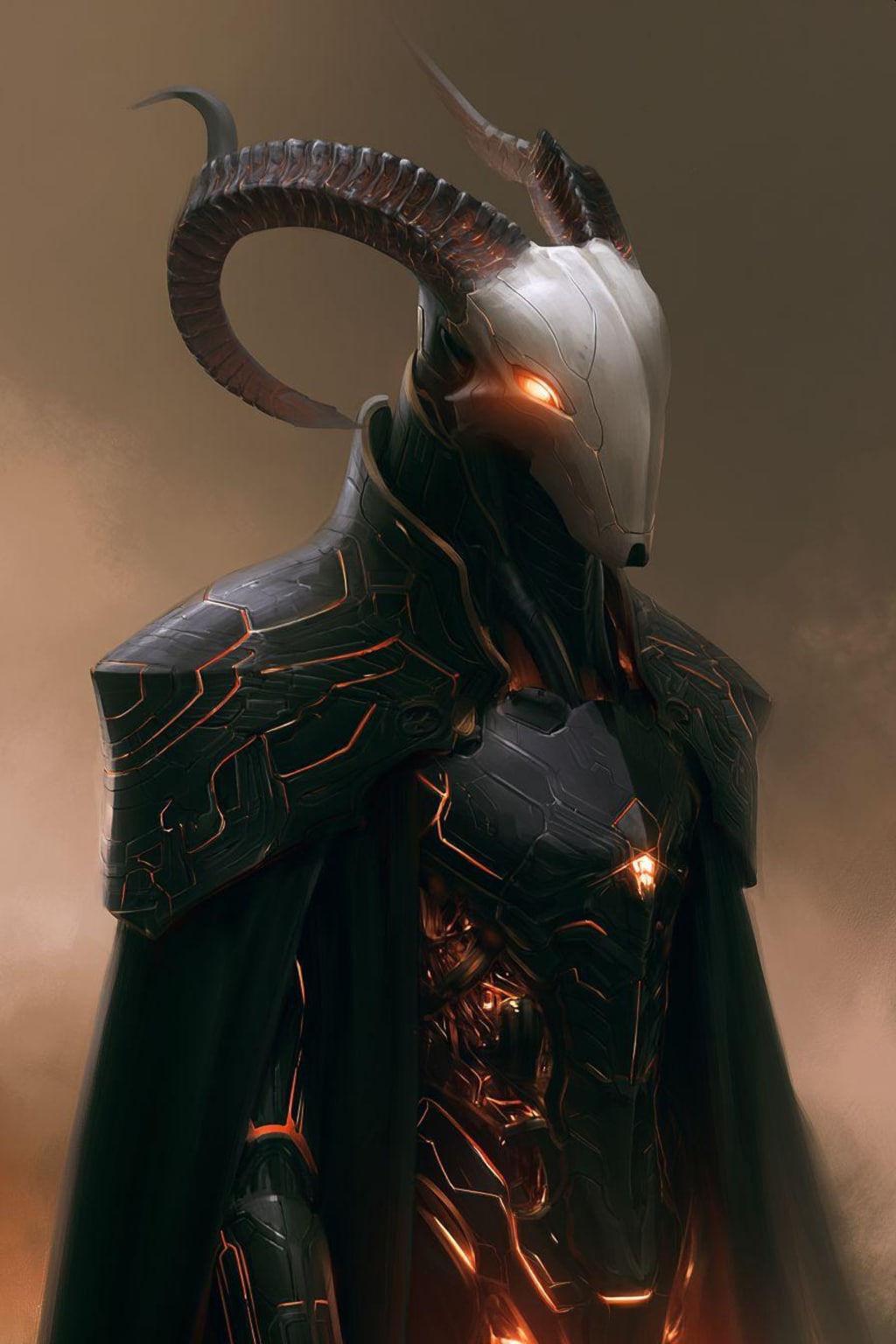 Midにお願い「あなたの思うAIの悪魔を描いて」