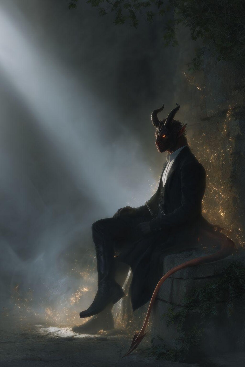 Midにお願い「あなたの思うAIの悪魔を描いて」