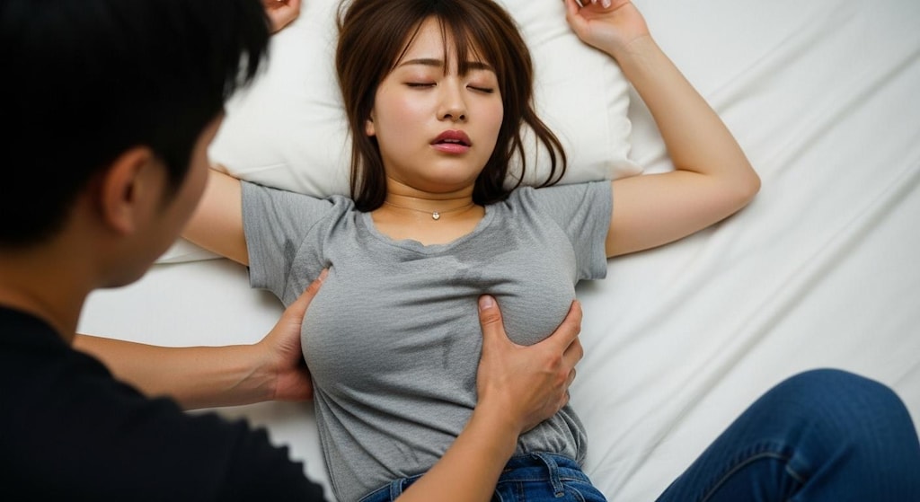 まだまだ揉むっ