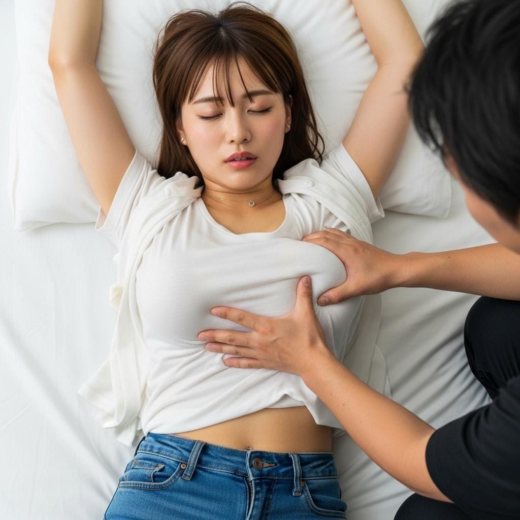 まだまだ揉むっ