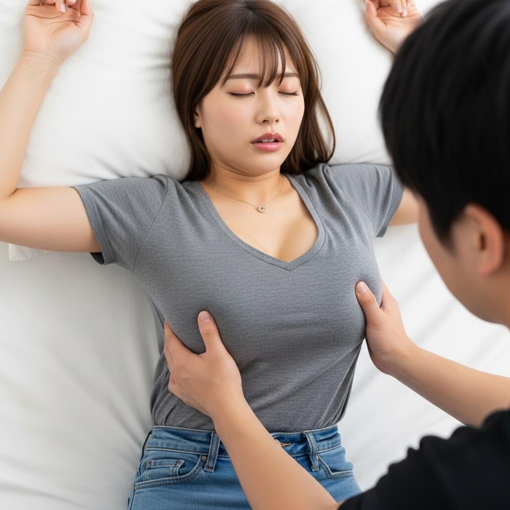 まだまだ揉むっ
