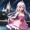 湖とお姫様 3枚目