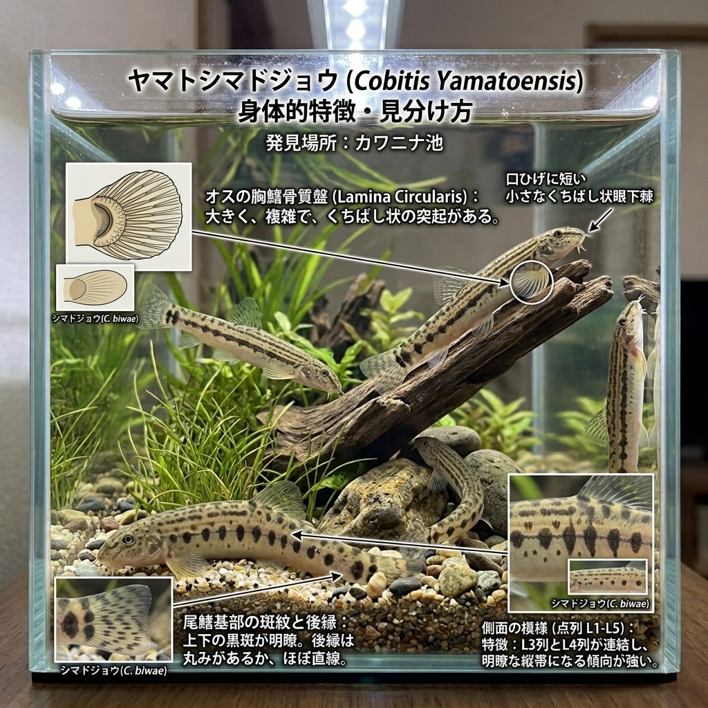 また珍ドジョウ発見