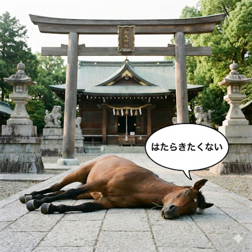 はたらきたくない馬