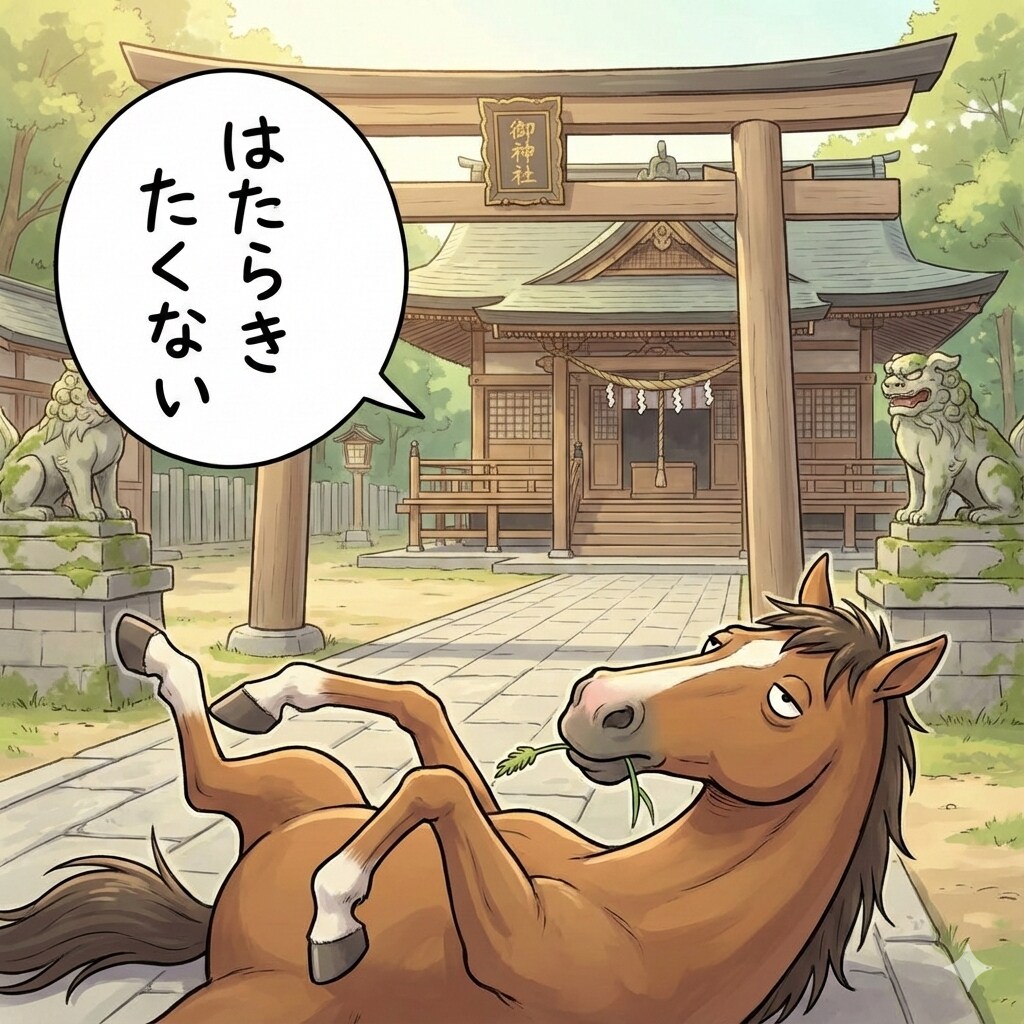 はたらきたくない馬
