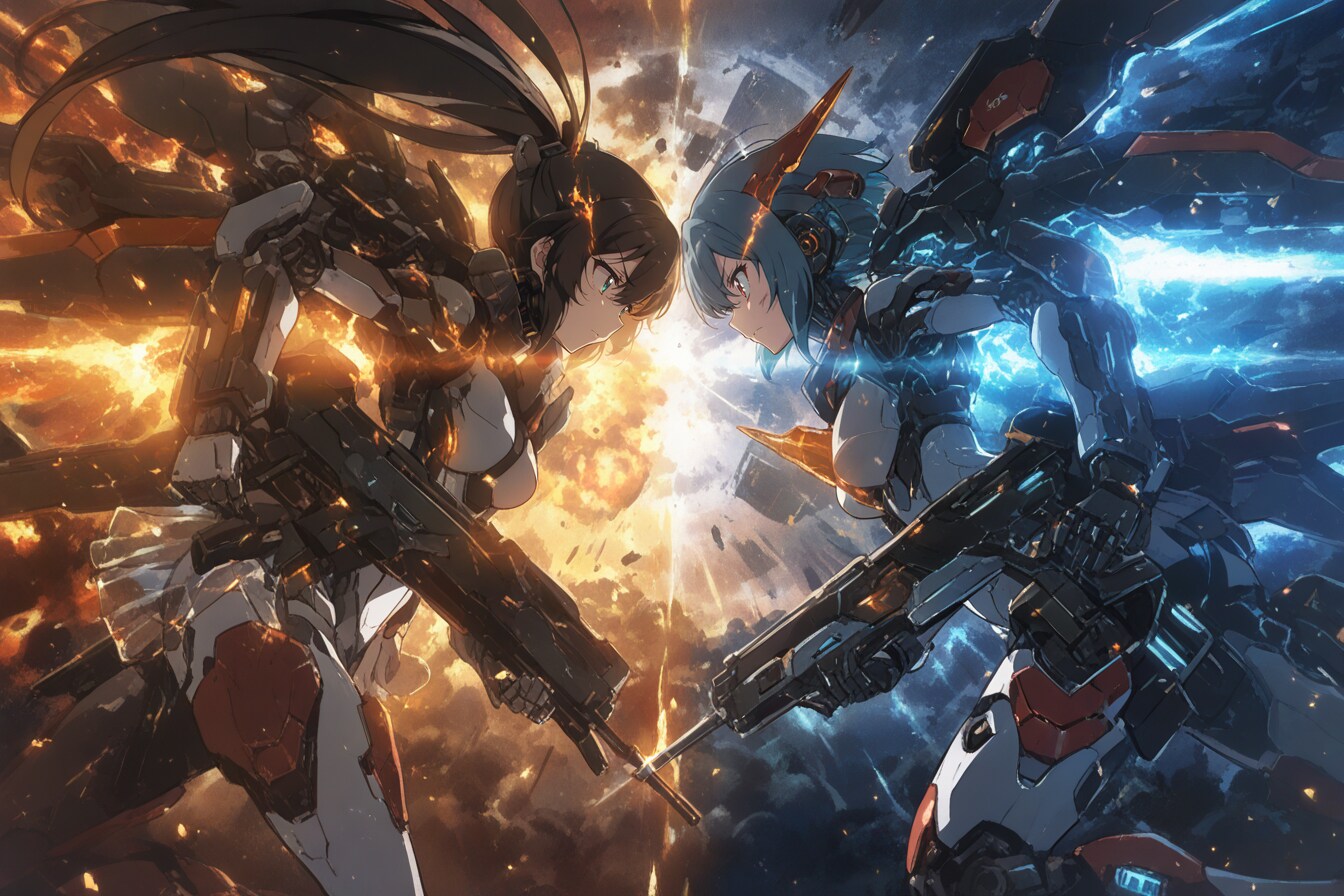 どっちのスペックが上かケリ着けようか | の人気AIイラスト・グラビア