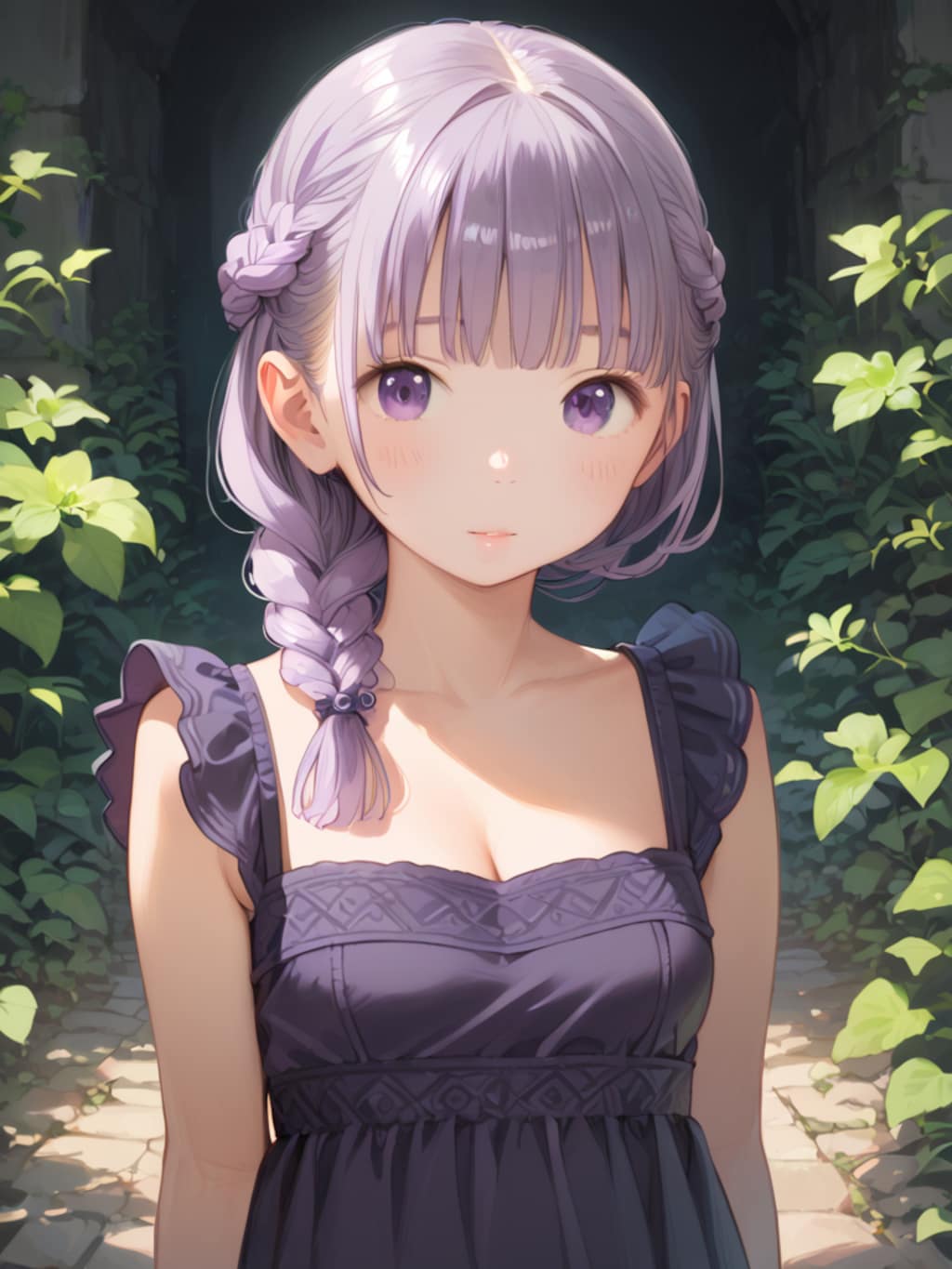 誕生石を擬人化【アメジスト】（１２枚）