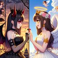地獄の女王と天界の女王パート2 7枚目