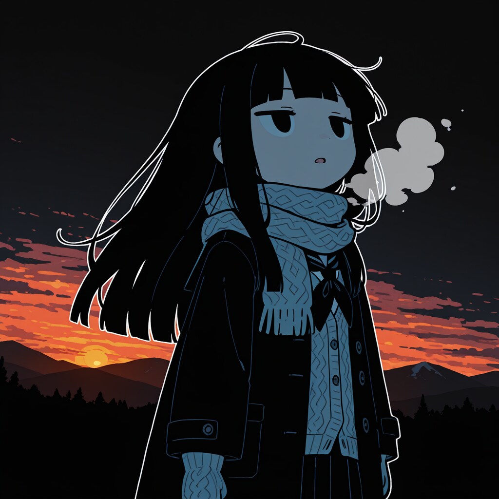 雪景色と彼女の帰り道（アナザー）