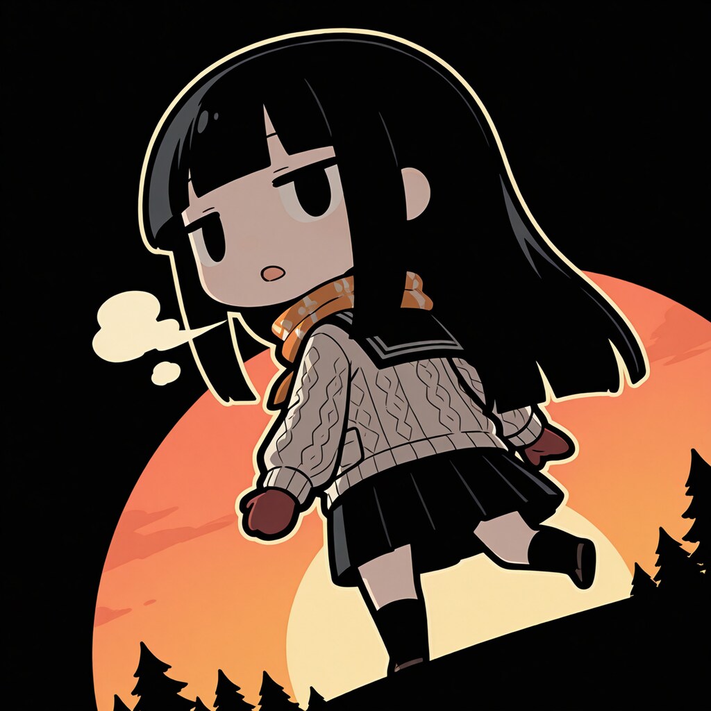 雪景色と彼女の帰り道（アナザー）