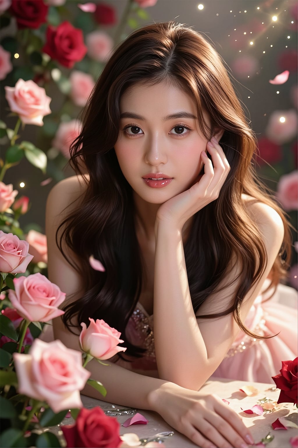 薔薇園の美女 | の人気AIイラスト・グラビア