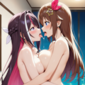 そらあずがちゅー♡ 2枚目