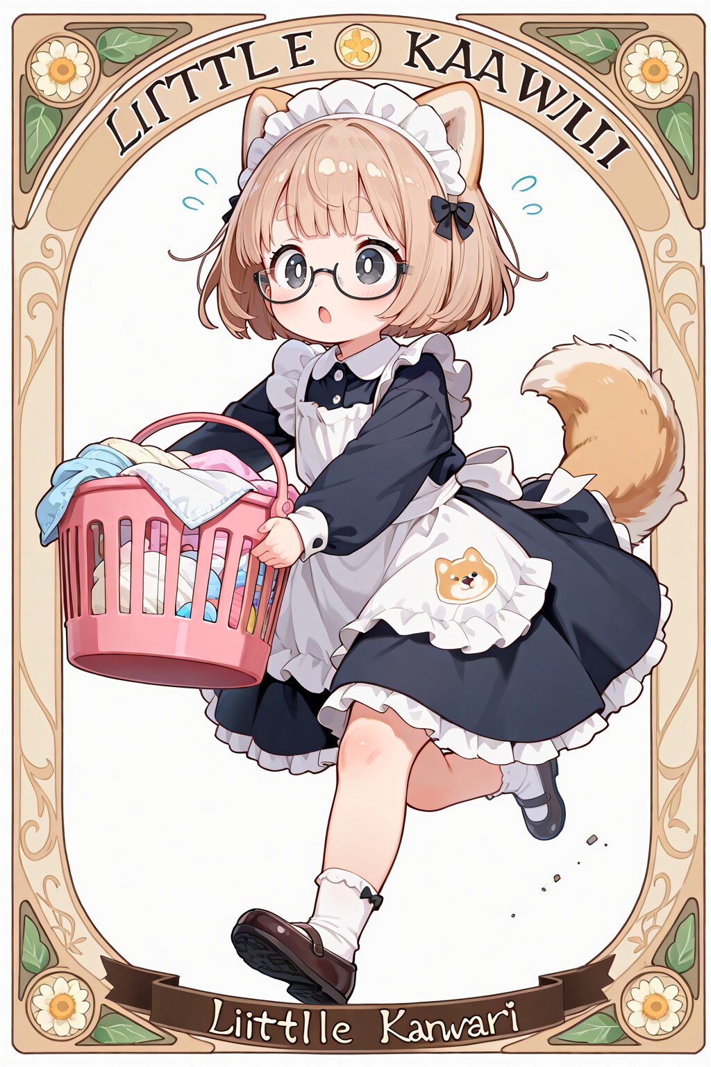 いぬみみ眼鏡メイド