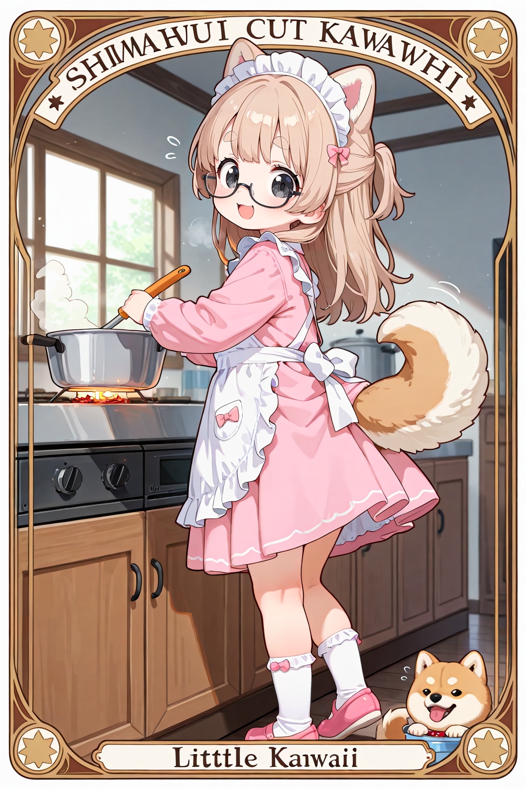 いぬみみ眼鏡メイド