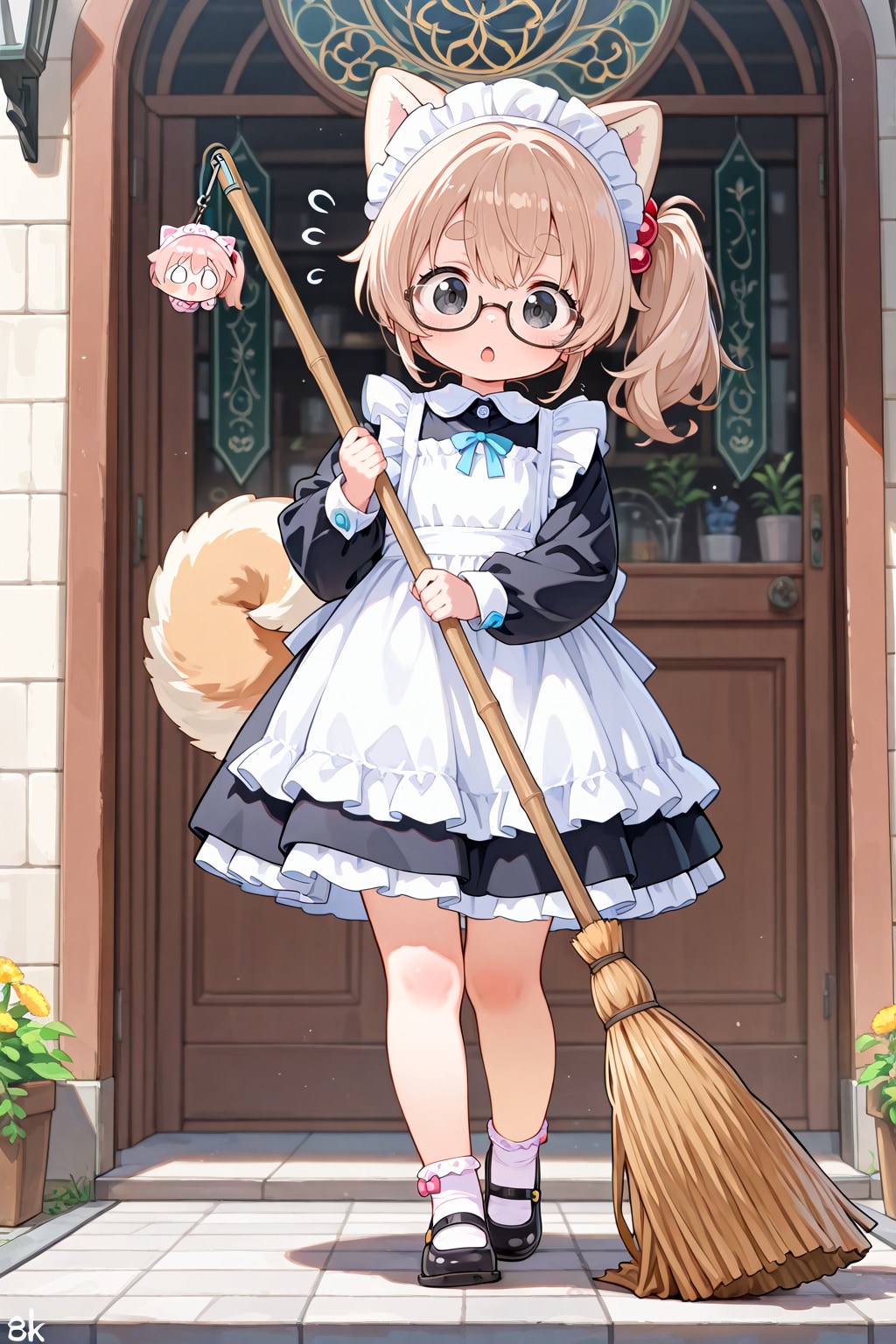 いぬみみ眼鏡メイド