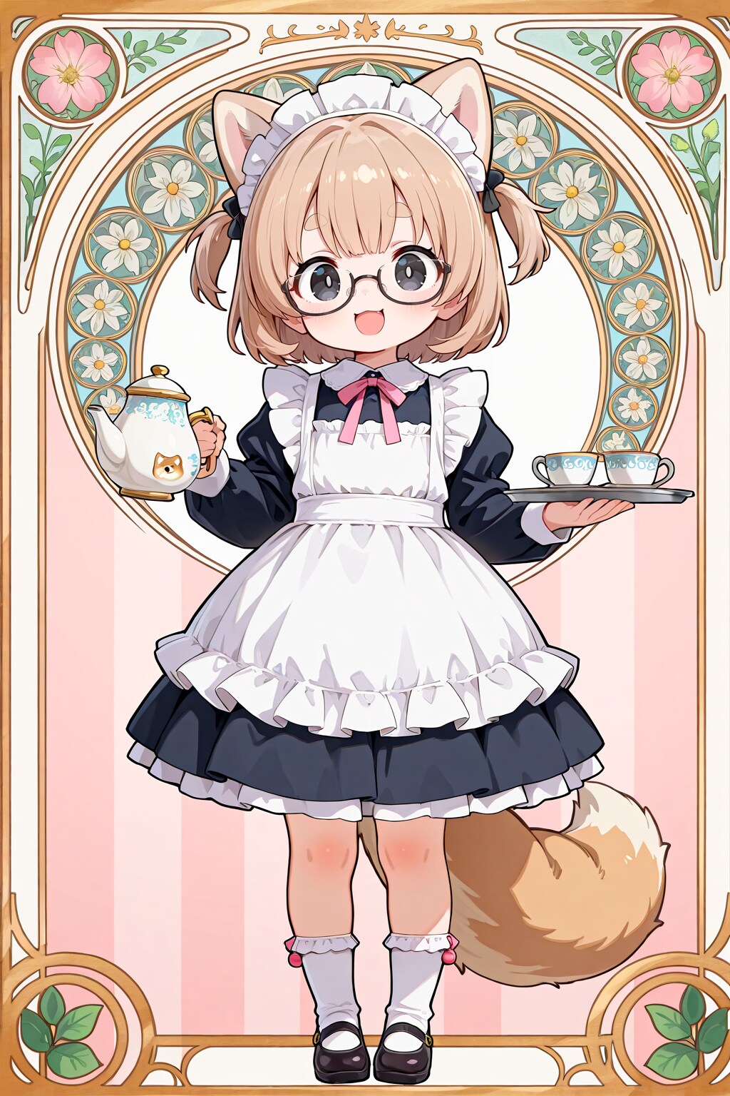 いぬみみ眼鏡メイド